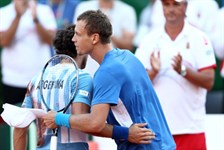 Juan Monaco (ARG) and Thomas Berdych (CZE)