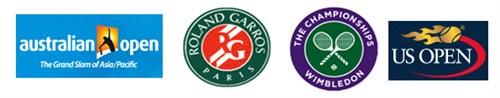 Grand Slam logos - horizontal