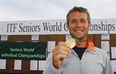 Taras Beyko (CAN), 2013 World Champion men's 45 singles