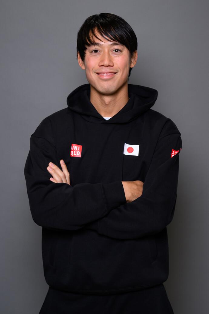 Headshot of Kei Nishikori
