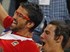 The Serbian team celebrates